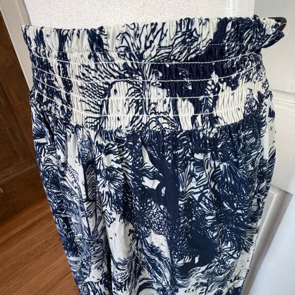 scandal italy | wide leg smocked waist pants | NWT medium - Picture 3 of 7